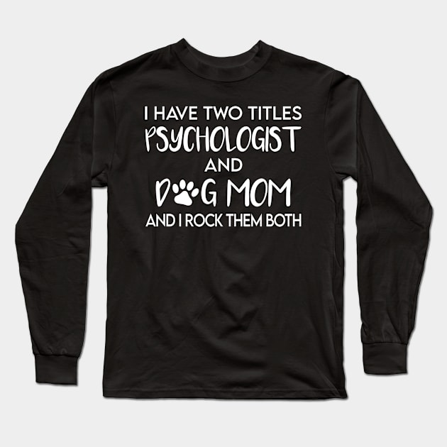 psychologist Long Sleeve T-Shirt by Elhisodesigns